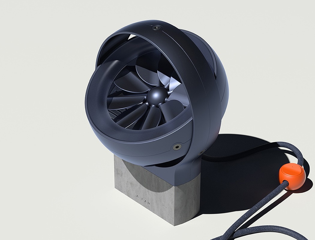 'A Fan'，product design，Fan，