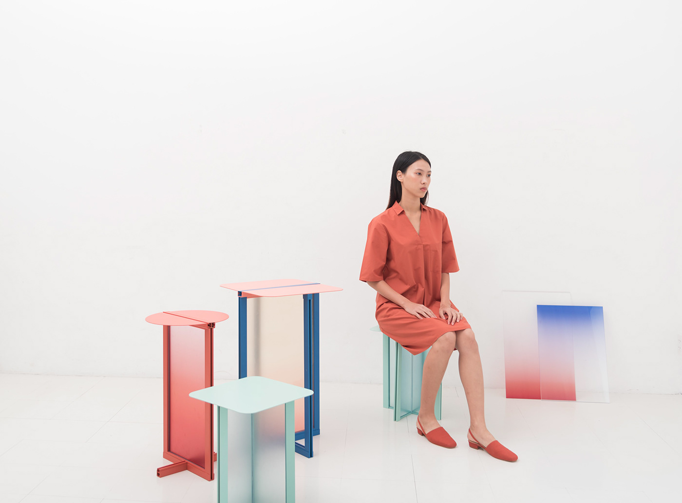 Tables and chairs，Color matching，Emotionalization，
