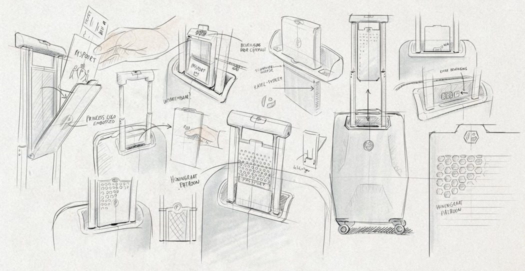 trunk，plane ticket，Space utilization，