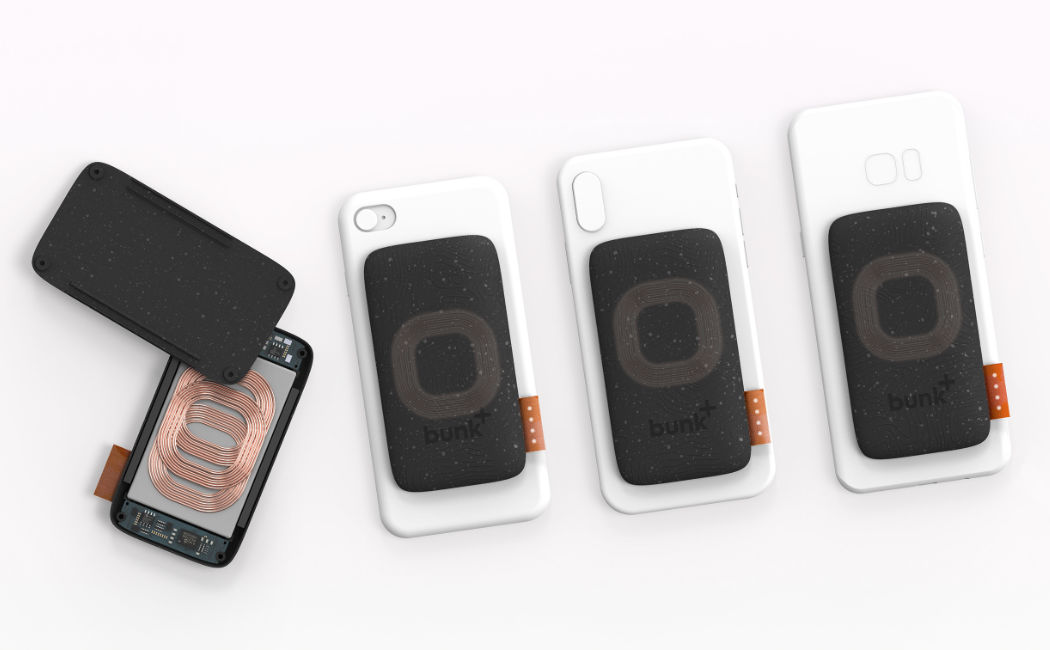 portable battery，Qi charging，wireless，Bunk，Will Kail，