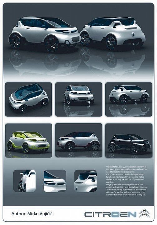 Automobile design，Display Board，