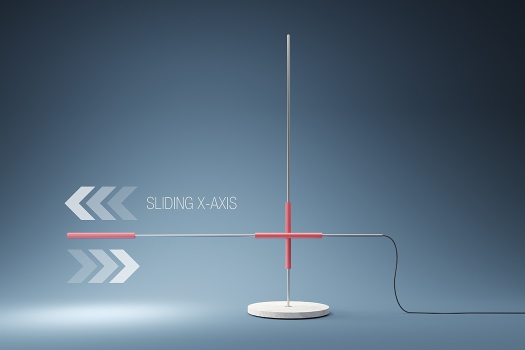 Minimalist，aluminium，lighting，lamp，Desk lamp，PLUSminus，