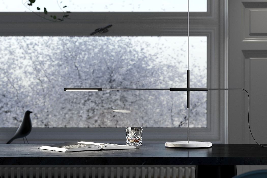 Minimalist，aluminium，lighting，lamp，Desk lamp，PLUSminus，