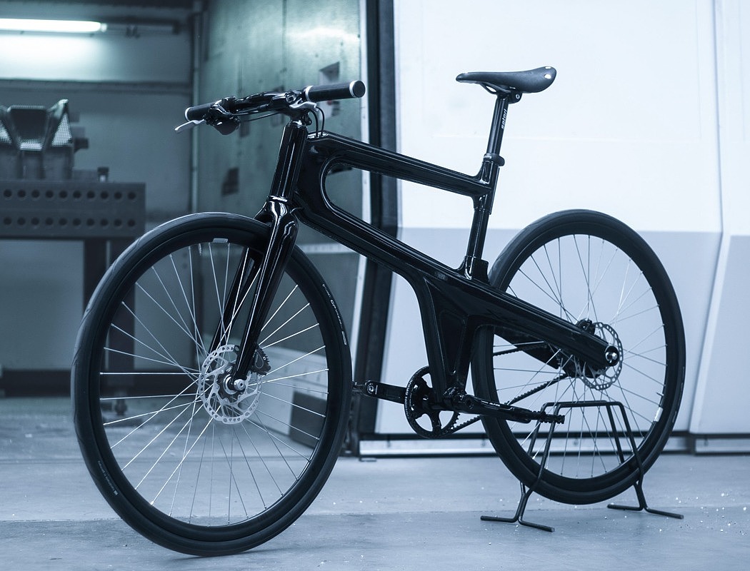 黑色，自行车，Mokumono，