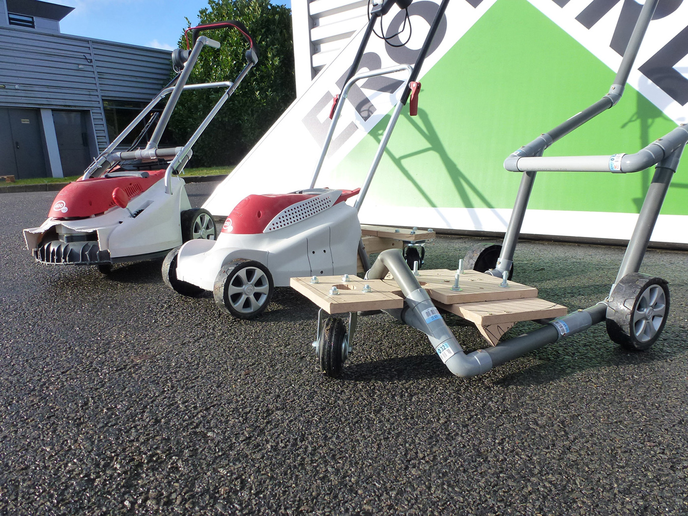 white，Electric mower，