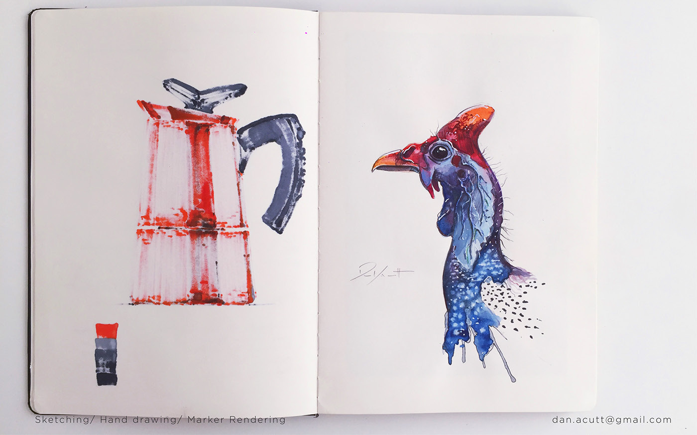 Hand drawn car，Hand painted shoes，Hand drawn，marker pen，