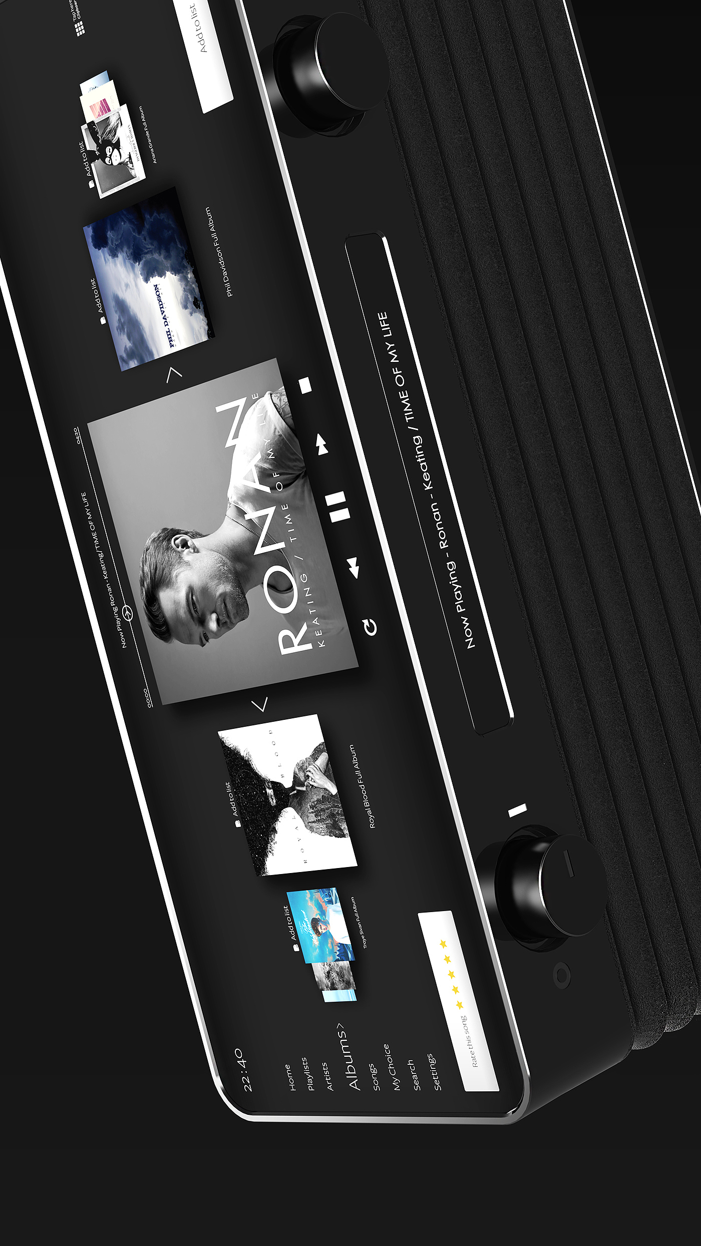 Search song，comment，Large screen，music，