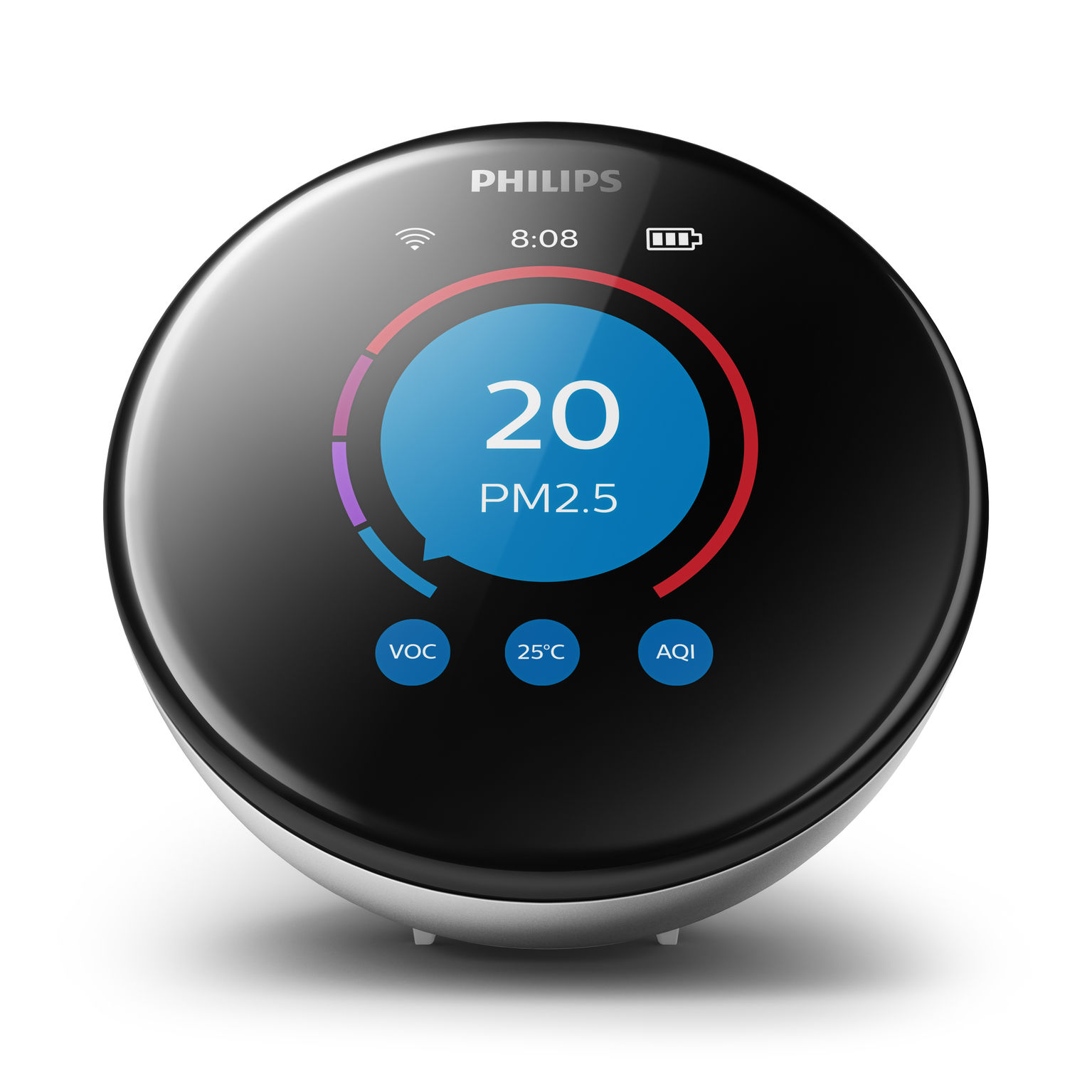 2017 red dot award，Air quality sensor，Philips，Air vibration，