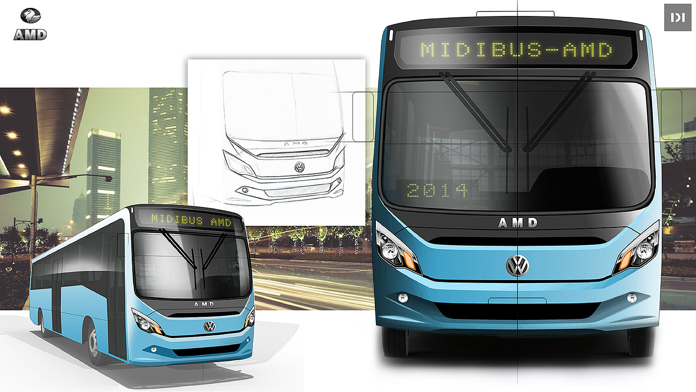 Automatic design，bus，AMD Urban Midi，