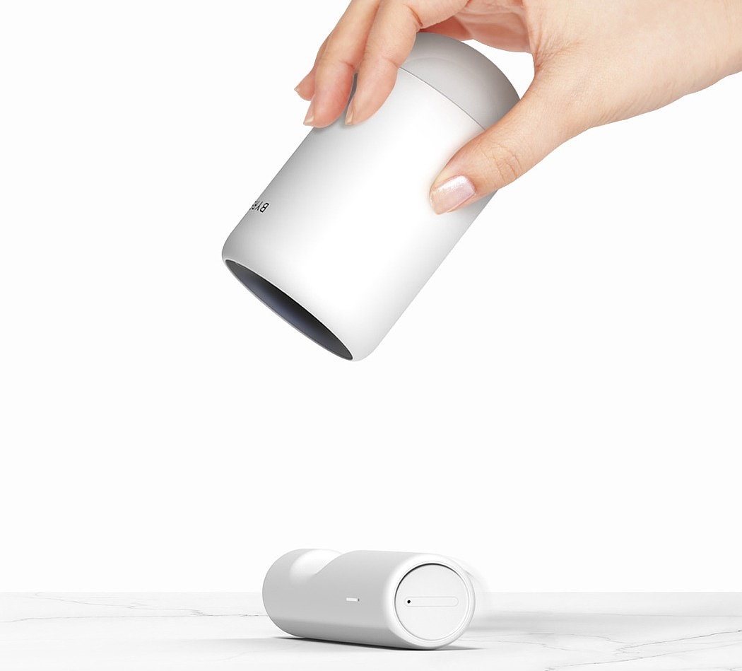 product design，white，Intelligent fragrance machine，