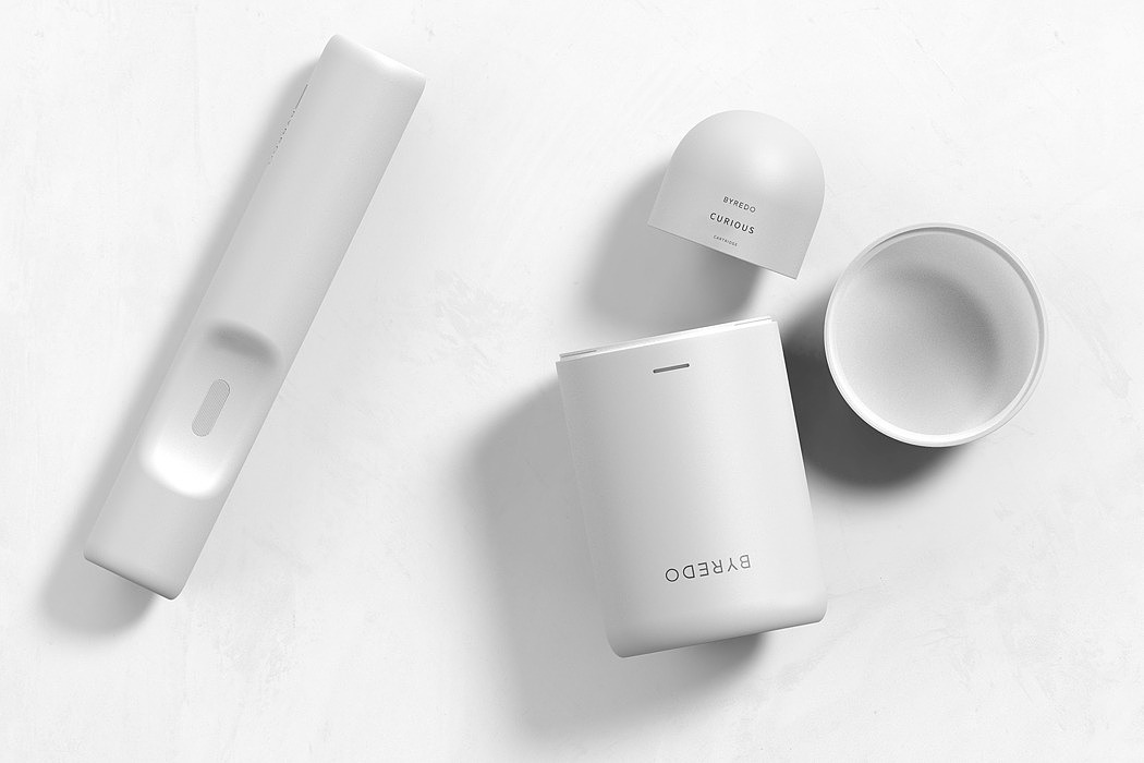 product design，white，Intelligent fragrance machine，