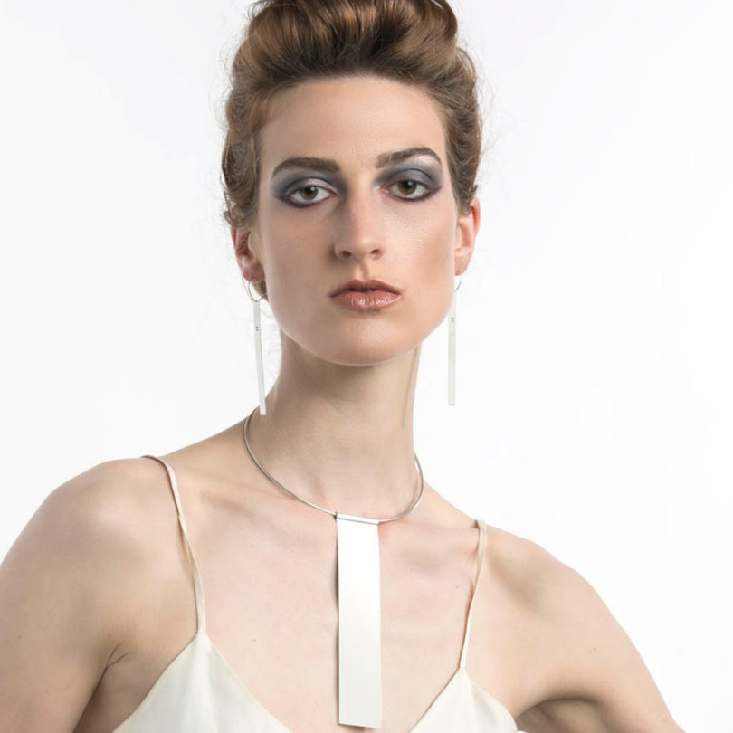 jewelry，brass，Black leather，Marble，Minimalist，