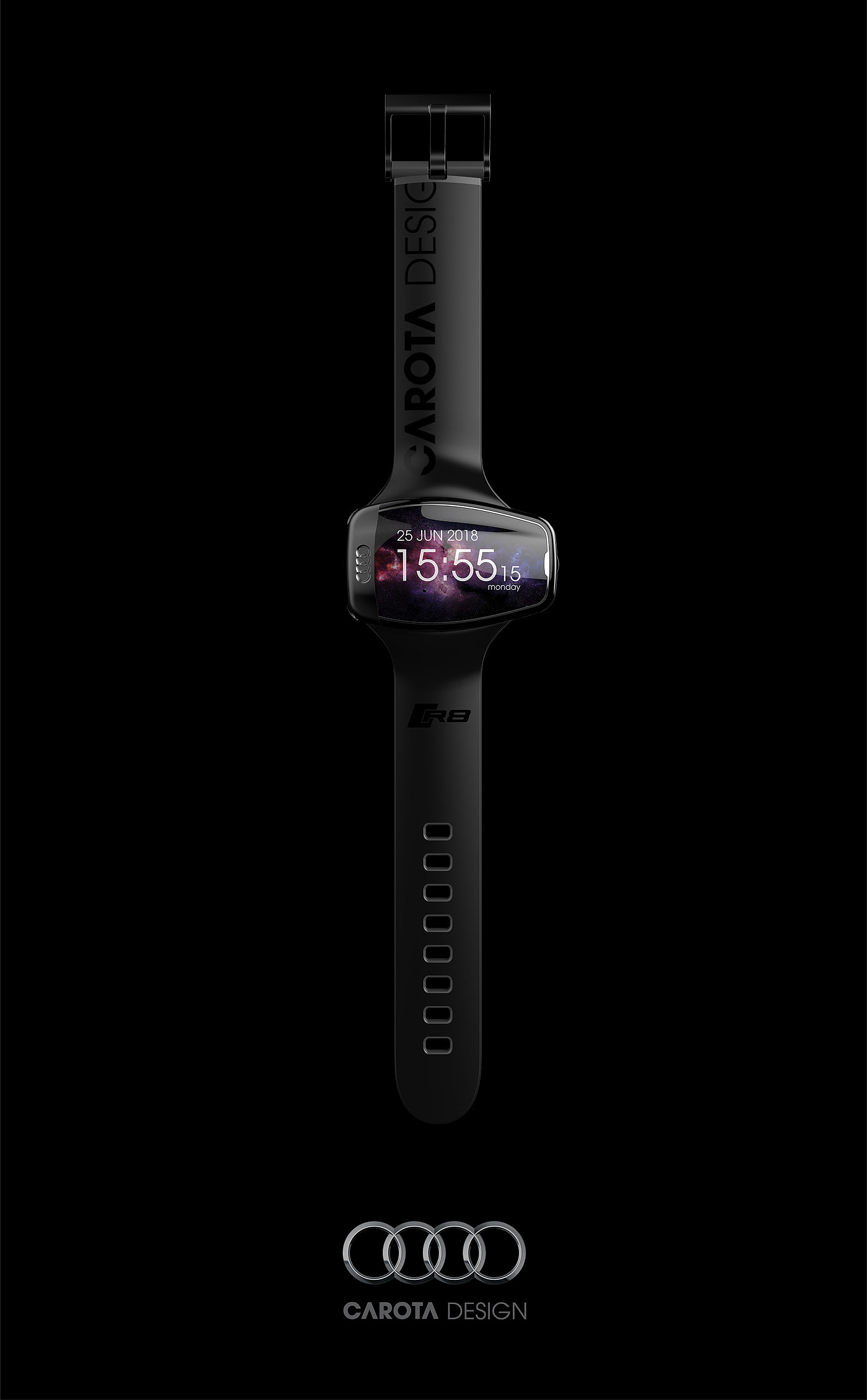 Intelligent Watch，black，audi，audi，