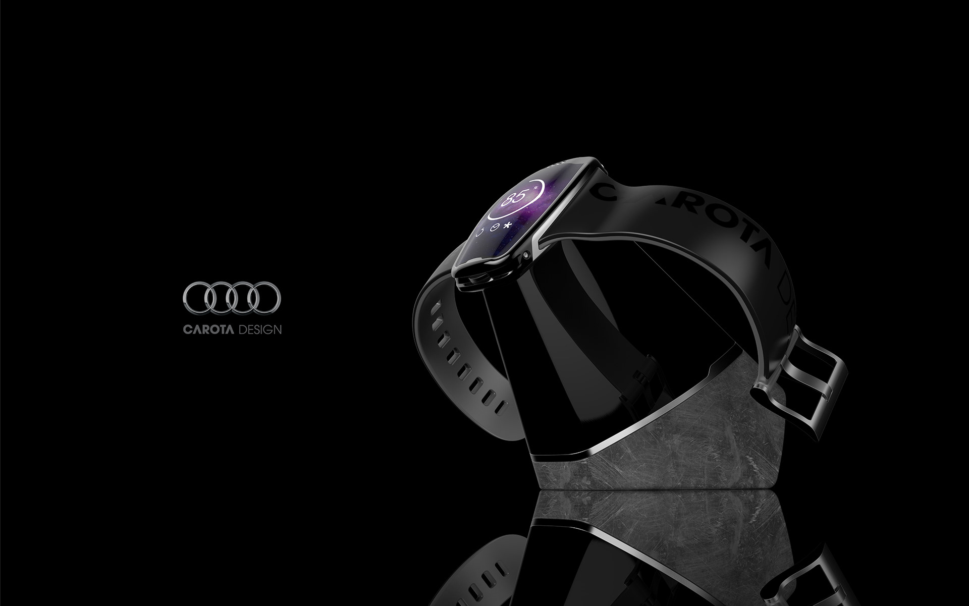 Intelligent Watch，black，audi，audi，