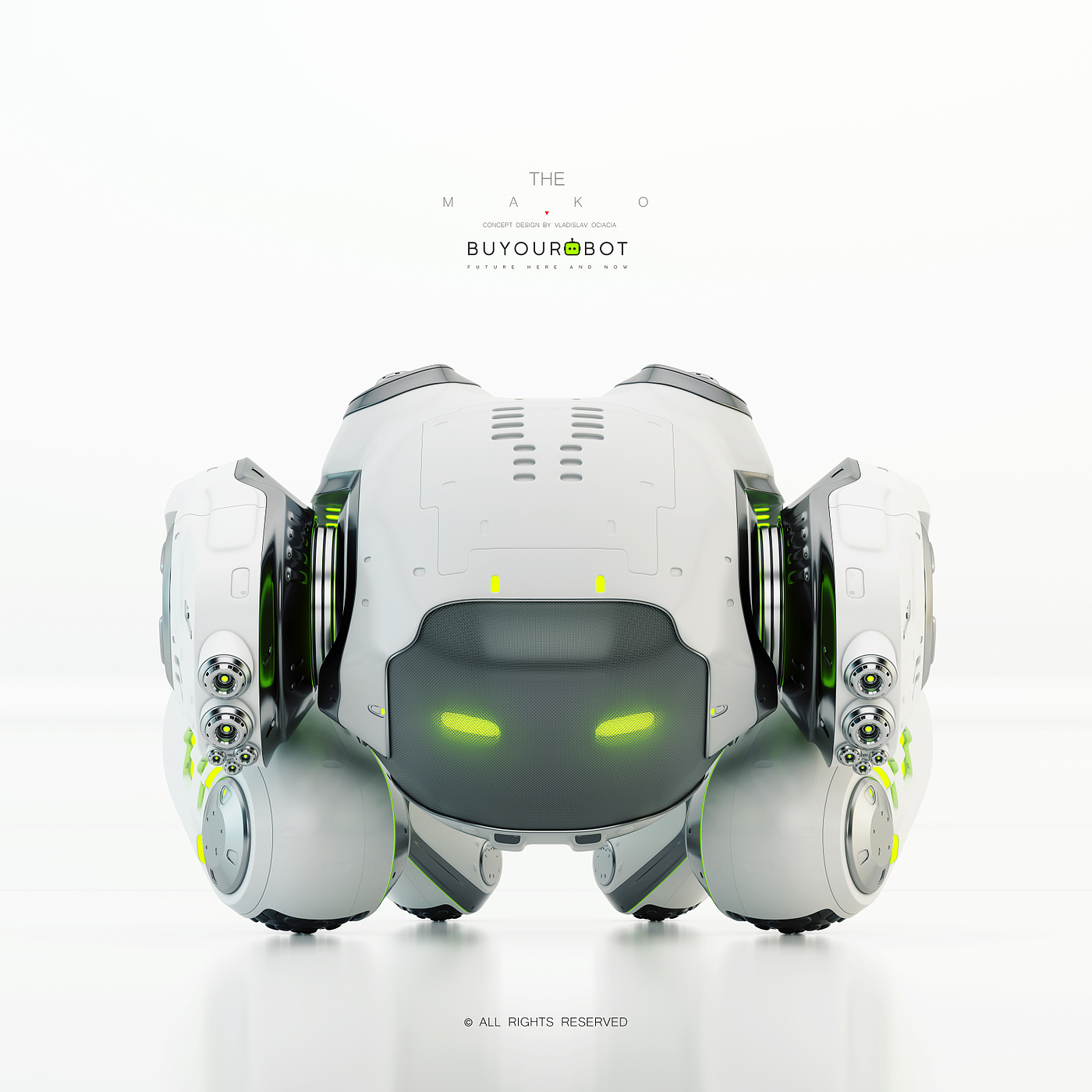 silver，3D modeling，robot，