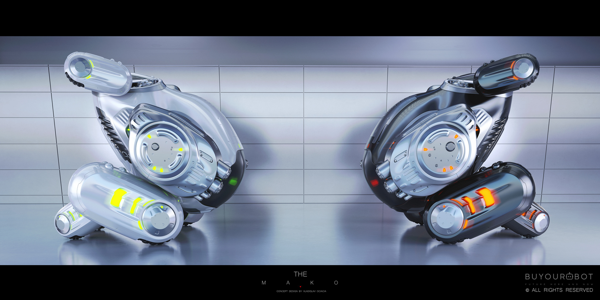 silver，3D modeling，robot，