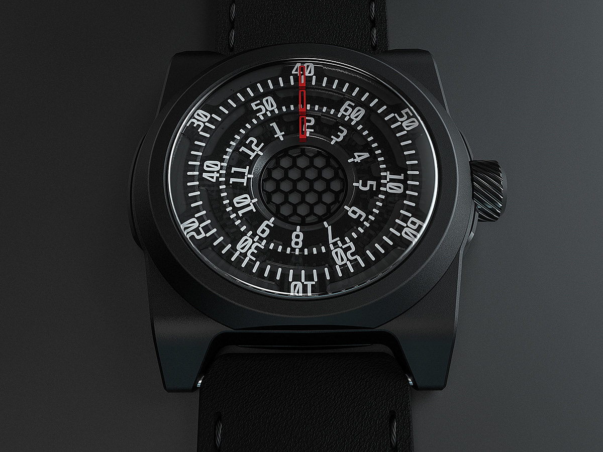 Jans Slapins，Wrist watch，3d，Render，