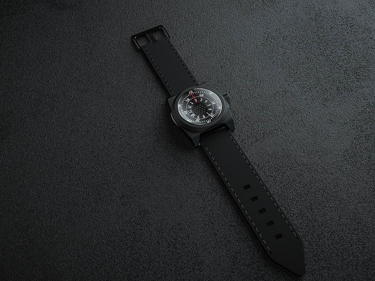 Jans Slapins，Wrist watch，3d，Render，