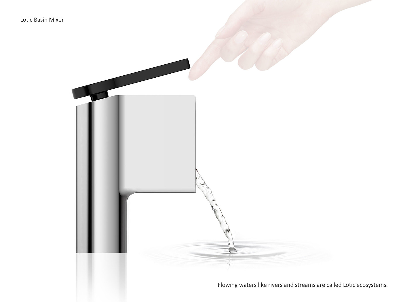 water tap，bathroom，product design，Lotic，2018 if Award，