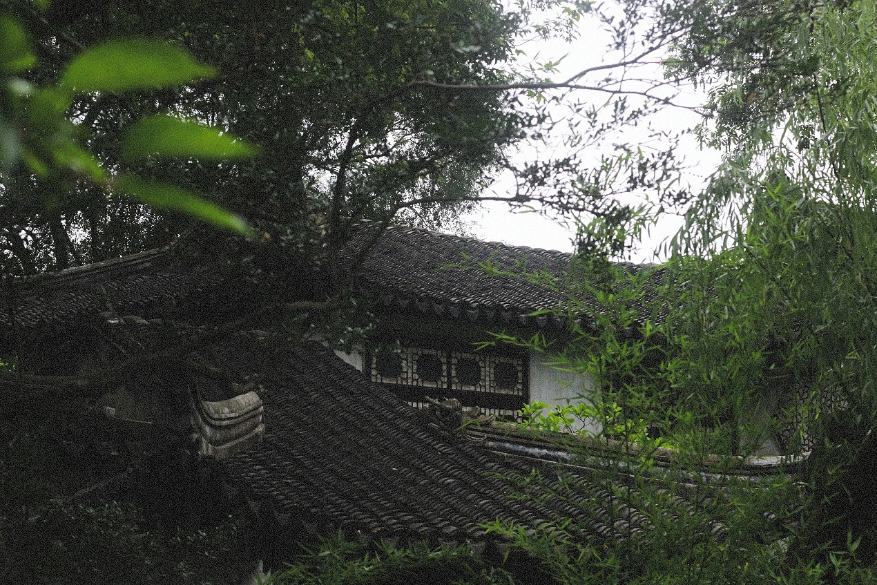 Ancient Architectural Buildings，Chinese style，Ming style furniture，Chinese elements，Suzhou Gardens，traditional culture，Lotus，Lotus leaf，Chinese architecture ，