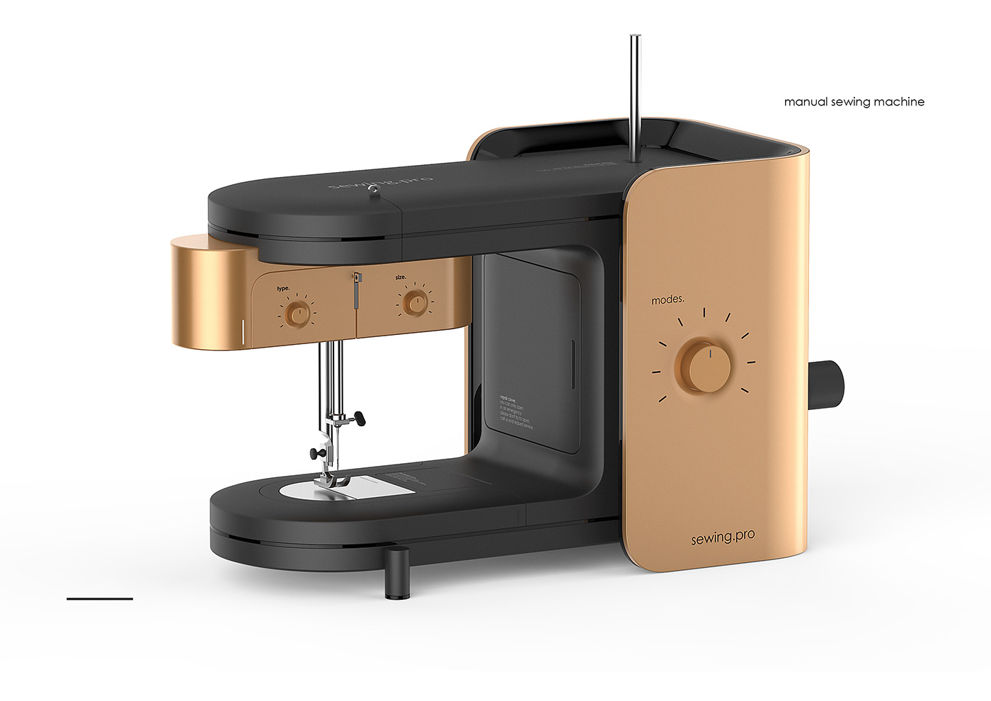 Sewing machine，white，golden，black，sewing.pro，