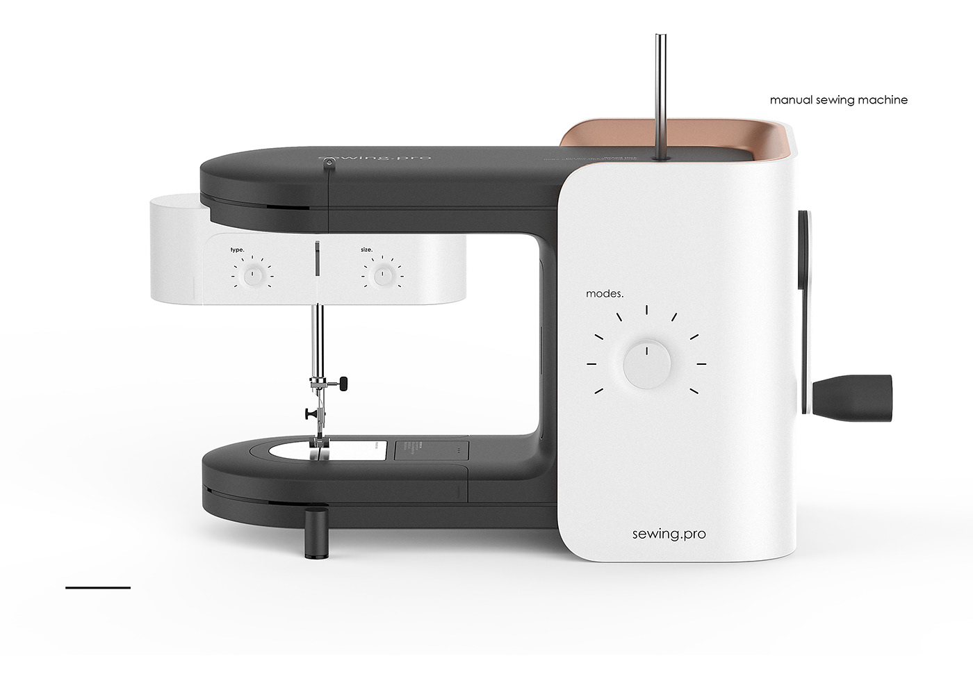 Sewing machine，white，golden，black，sewing.pro，