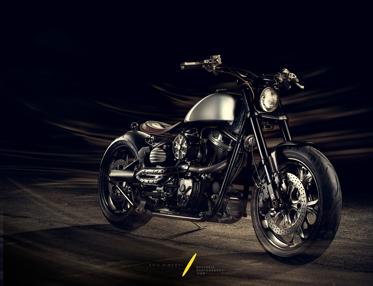 harley,两轮,摩托车,黑色