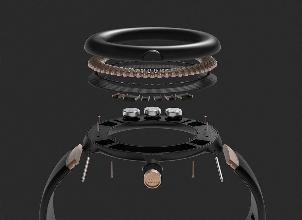 clock dial，black，Tassilo Eissing，WOTCH，