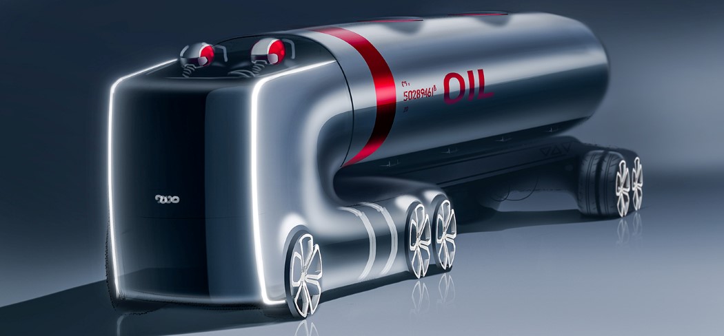 Render，truck，concept，