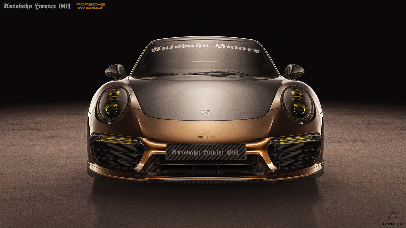 High speed Hunter，Porsche，keyshot，