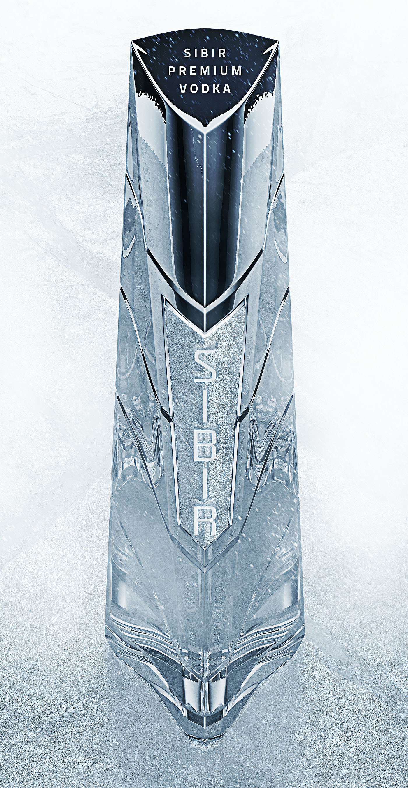 Vodka Sibir，Glass，Design，The wine bottle，Alcohol，Icebreaker，