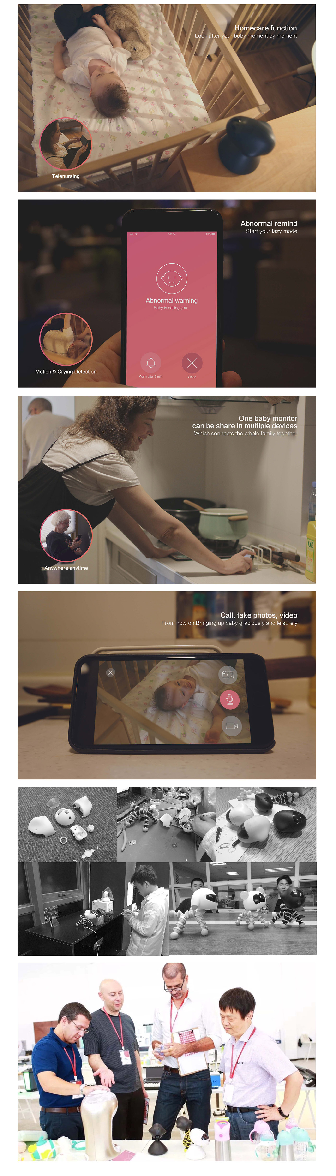 domestic，Baby zone，white，black，intelligence，Digital，monitor，