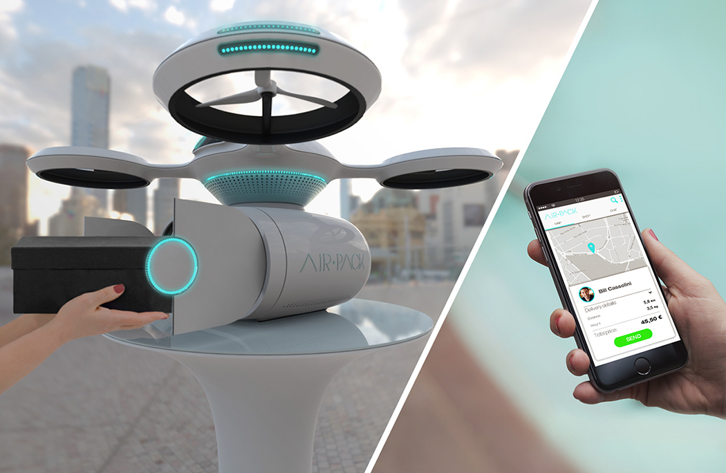 UAV，intelligence，app，white，AIR PACK，