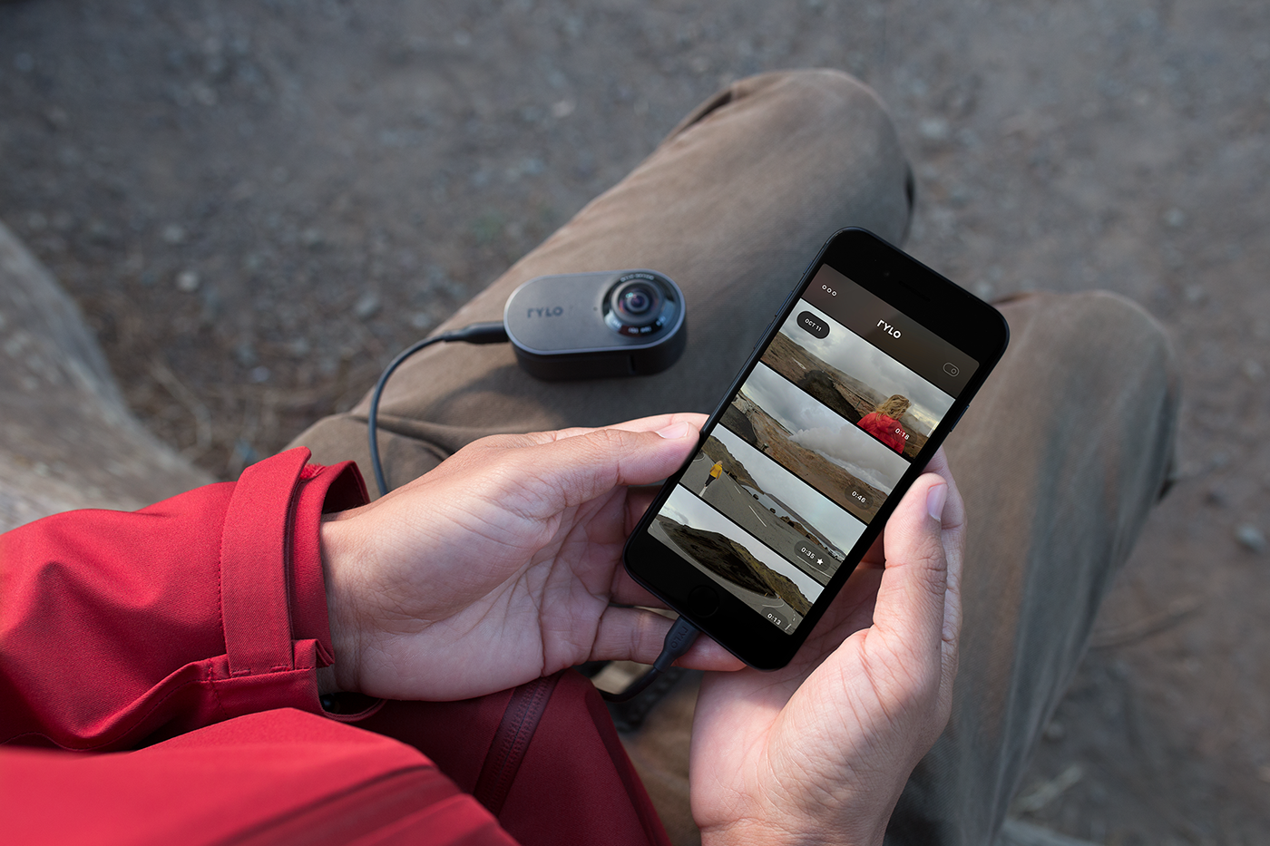 rylo360摄像机捕捉各个角度