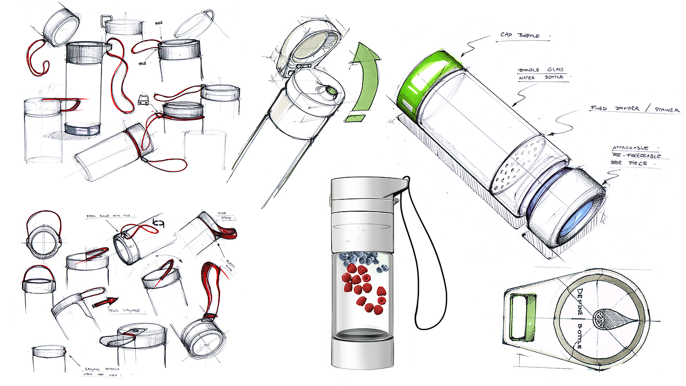 product design，environment protection，Water cup，Define Bottle，