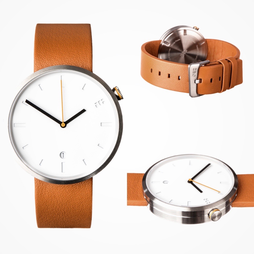 date，brown，black，Wrist watch，