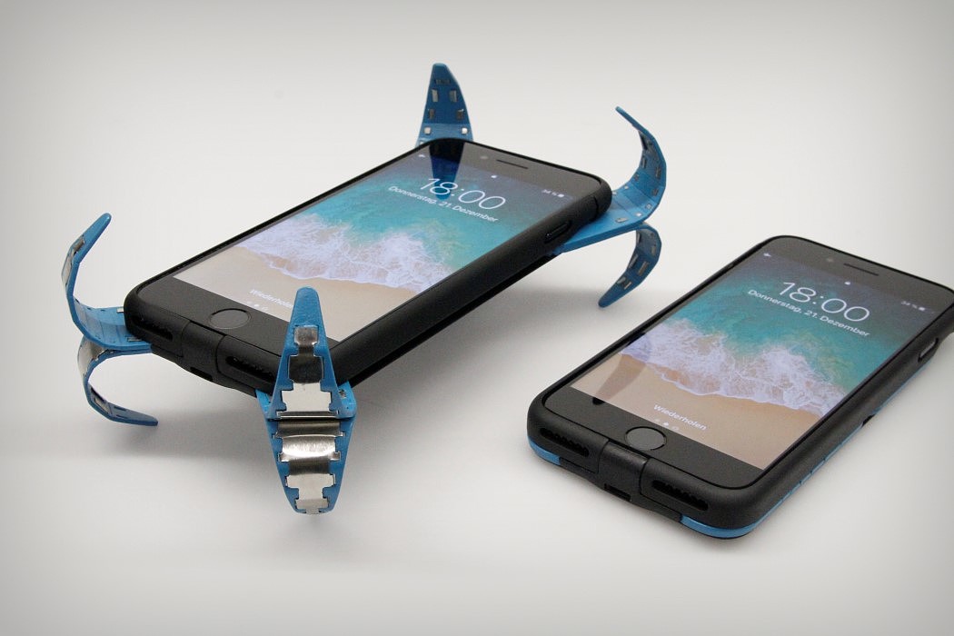 Mobile phone shell，Fall prevention，Spring，