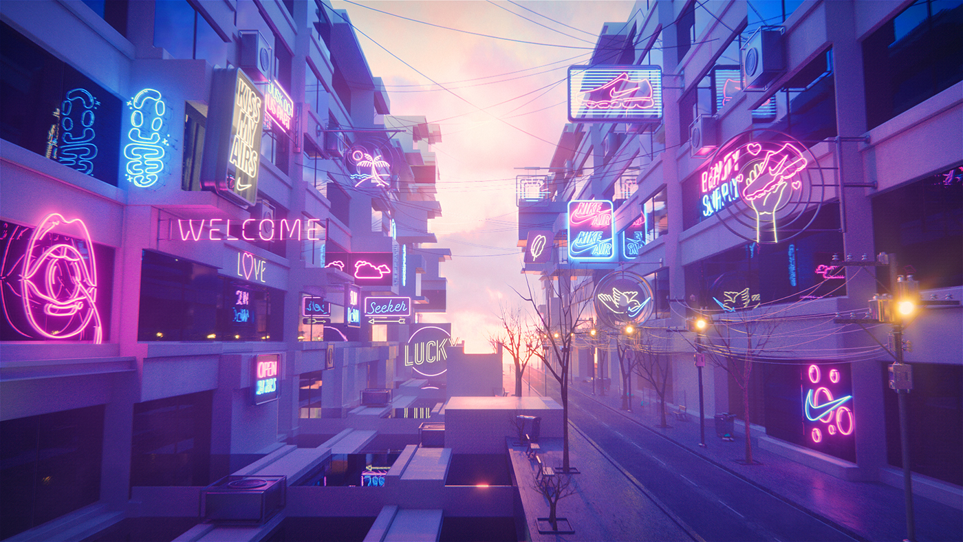 shoes，run，Nike，c4d，