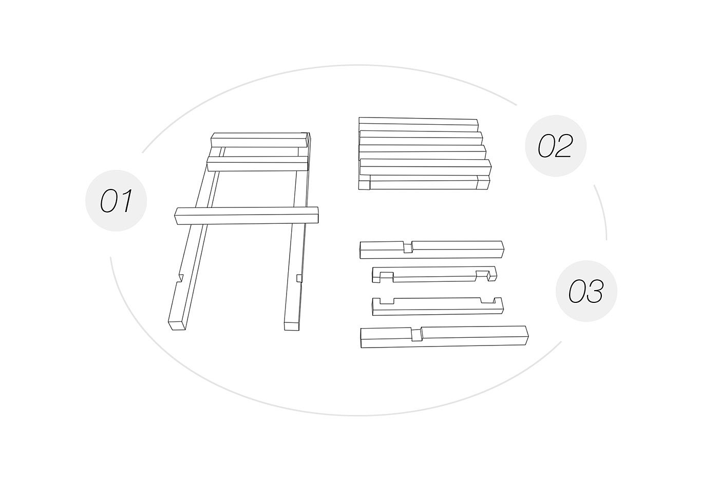 assemble，chair，wooden ，industrial design，