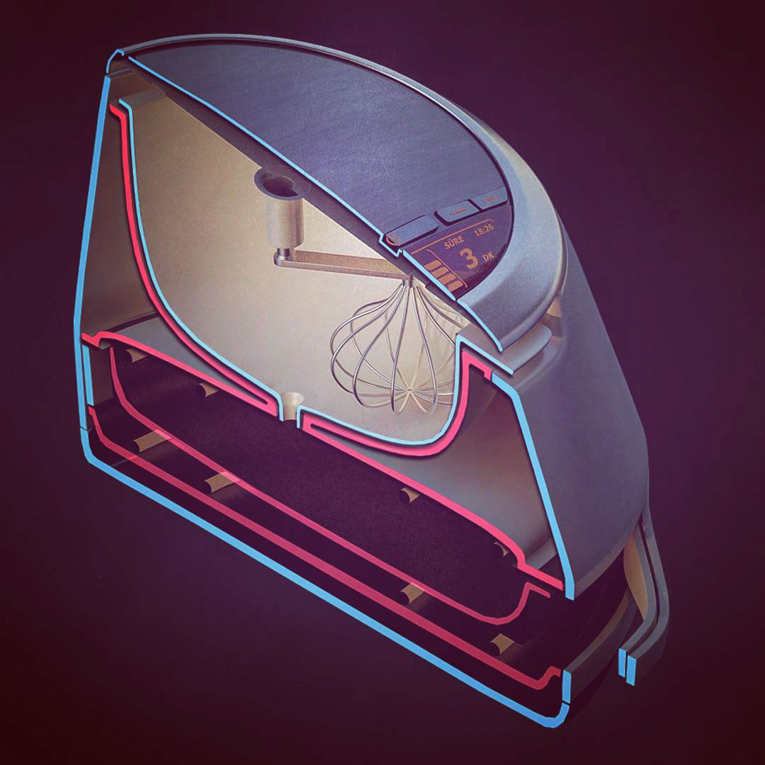 Bolang，Griddle Cake，industrial design，