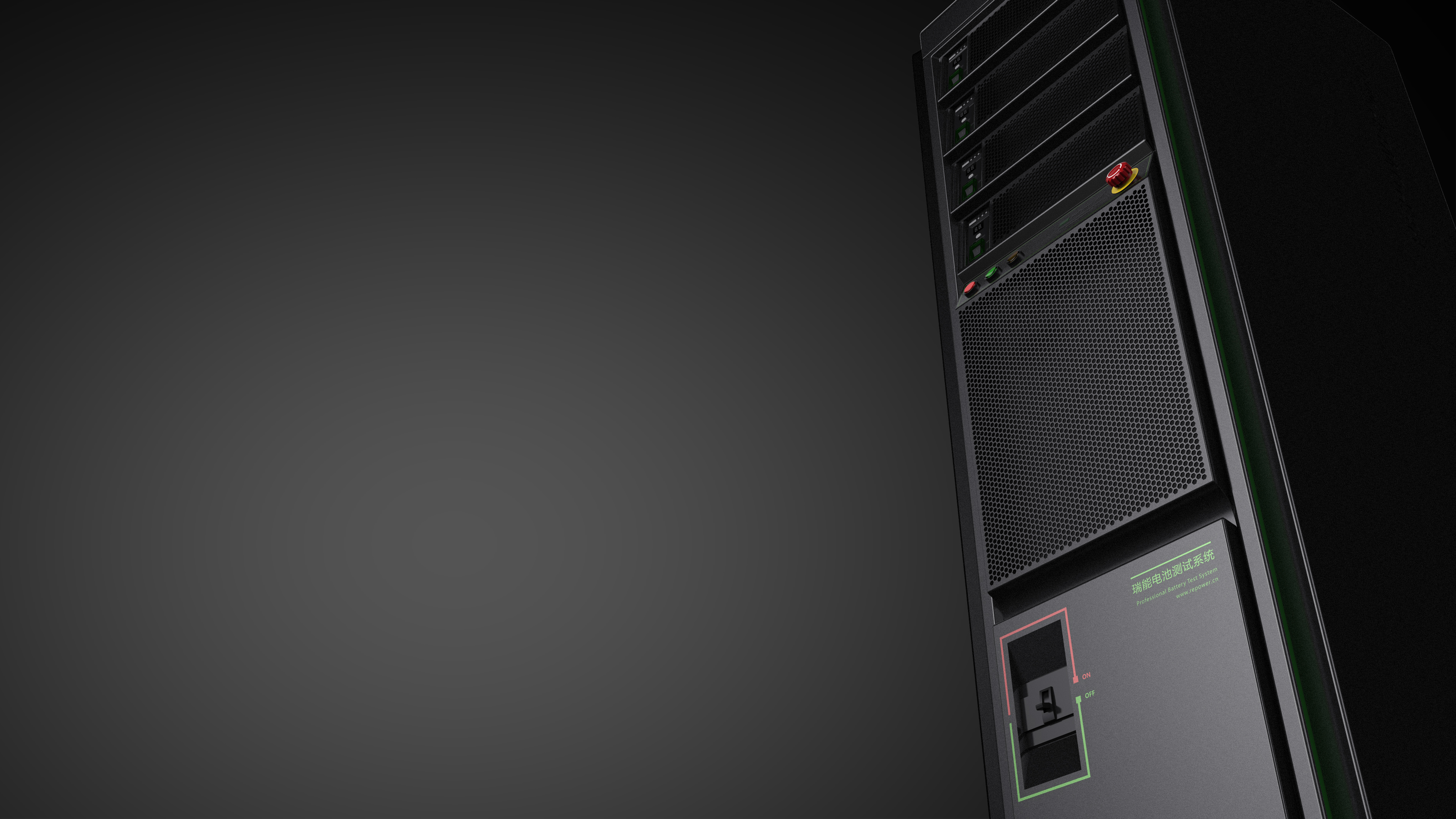 Large equipment, chassis equipment, control panel，Industrial design, product design，