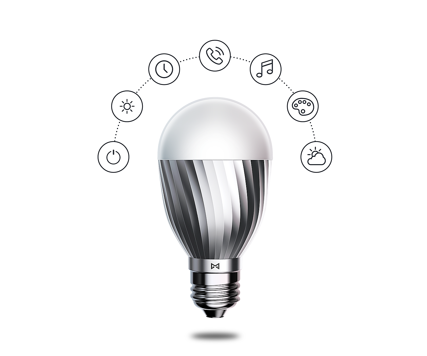 intelligence，Light bulb:，BOLT II，SMART BULB，