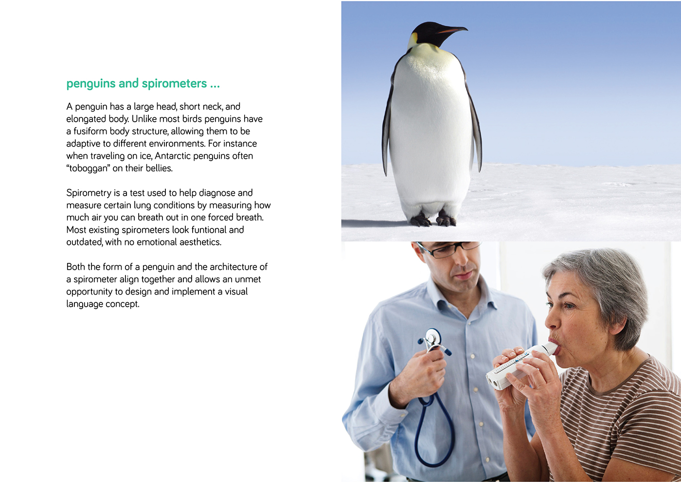 airpen spiromet，Air pen spirometer，Penguin shape，