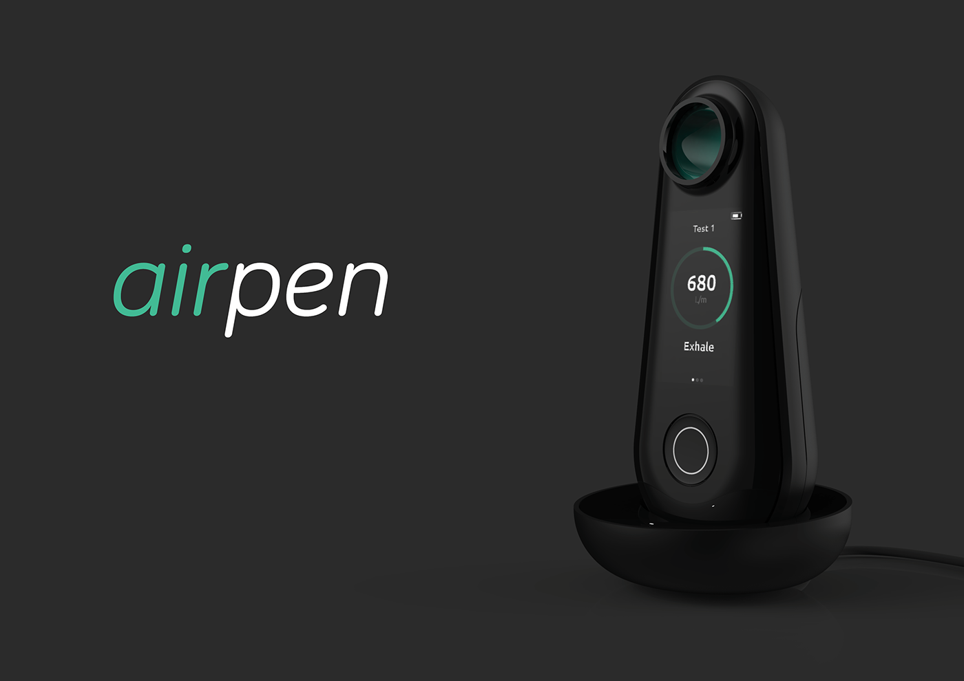 airpen spiromet，Air pen spirometer，Penguin shape，