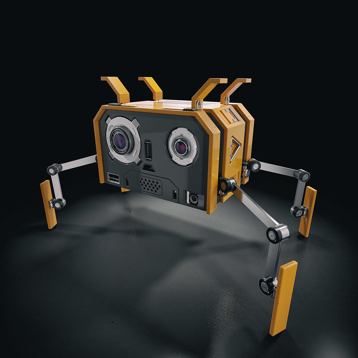 BLENDER，blue，yellow，black，robot，