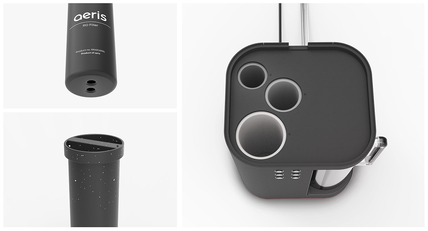 intelligence，black，Water purifier，household electrical appliances，