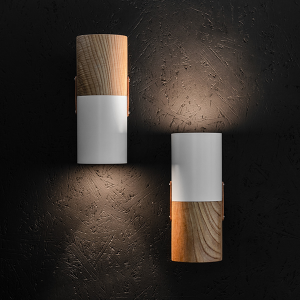 woodiness，style，Wall lamp，Material bonding，