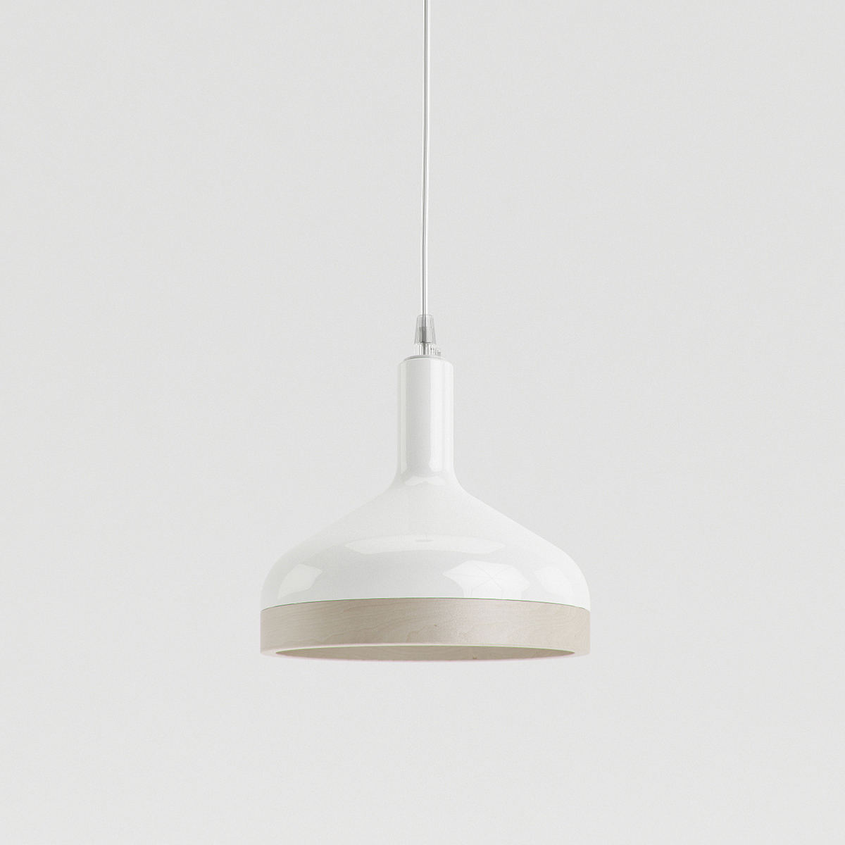 hang，white，funnel，lamp，