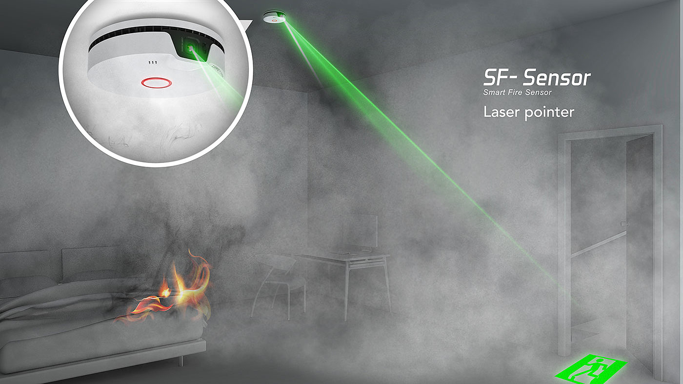 SF-sensor，火灾探测器，激光器，