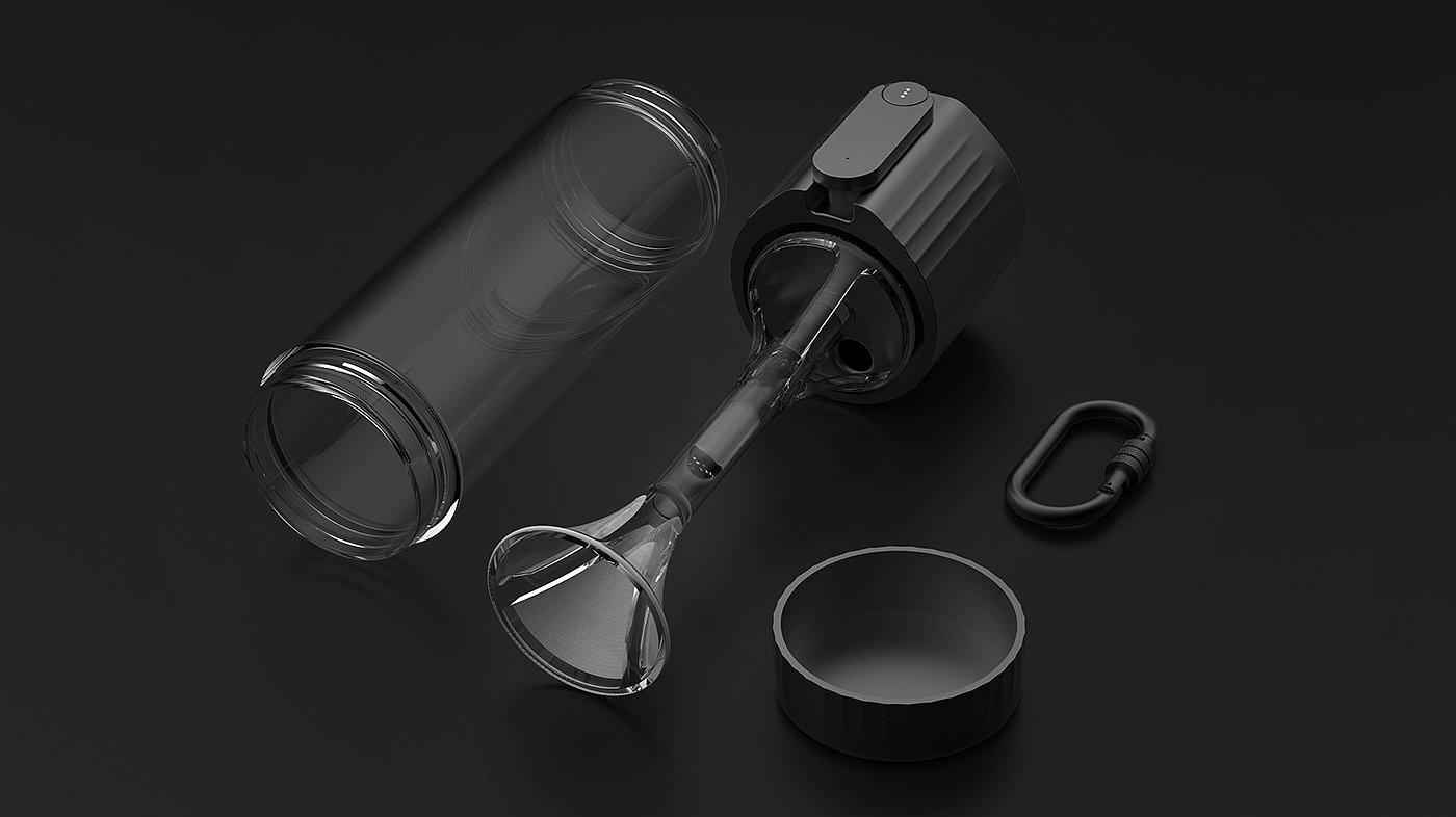 outdoors，crank，black，transparent，filter，Water bottle，